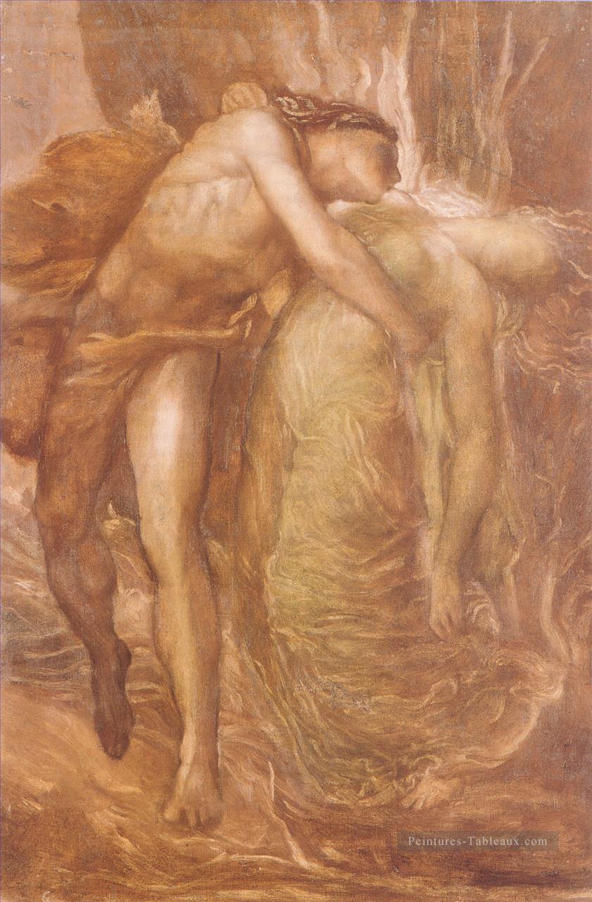 Orphée et Eurydice symboliste George Frederic Watts Peintures à l'huile